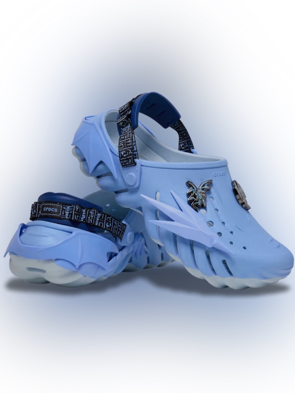 🩵 CROCS x YUGIOH BLUE EYE DRAGON CLOGS BLUE 🩵